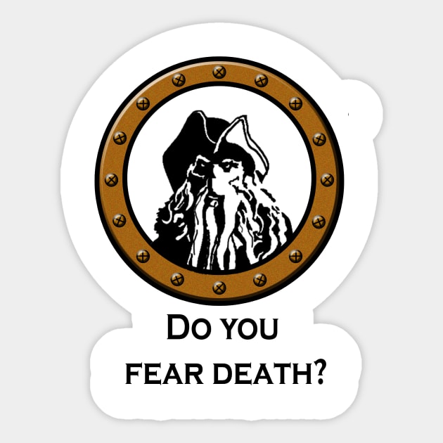 Do you fear death? Sticker by TwistedPenguin